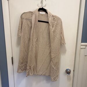 Caslon Beige Knit Cardigan
